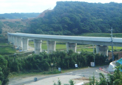 東九州自動車道上ノ河内川橋（下部工）工事