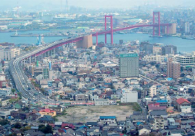 若戸大橋耐震補強　（全景1）