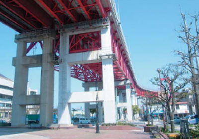 若戸大橋耐震補強　（全景2）