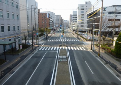 福岡3号地区東比恵（２）無電柱化4工区工事