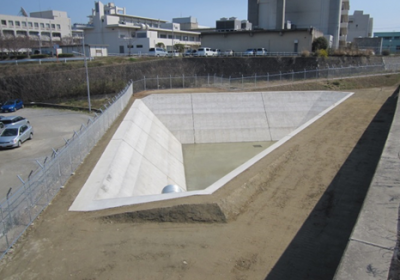福岡外環状道路　福大トンネル排水池築造工事